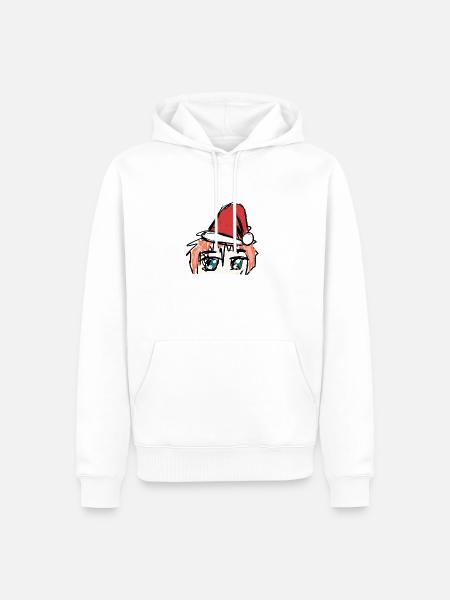 christmas manga - Men’s Premium Organic Hoodie - white