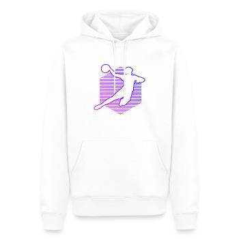 Handball Kinder Mädchen Handballer Damen Frauen - Männer Premium Bio Hoodie - Weiß - Vorne - Nico (187cm)