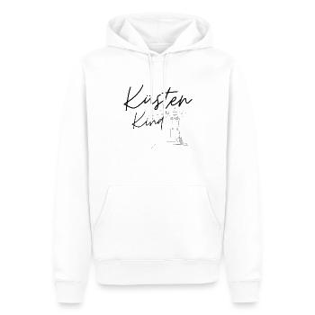 Küstenkind - Männer Premium Bio Hoodie - Weiß - Vorne - Nico (187cm)