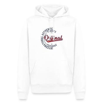 Tekirdağ - Männer Premium Bio Hoodie - Weiß - Vorne - Nico (187cm)