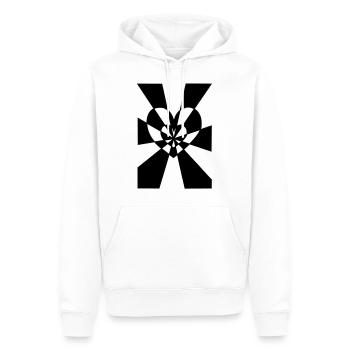 Heart's ray - Men’s Premium Organic Hoodie - white - Front - Nico (187cm)