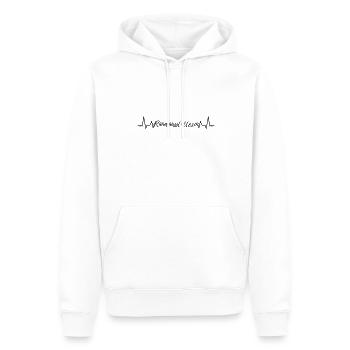 Dekorateur Herzschlag Raumausstatterin - Männer Premium Bio Hoodie - Weiß - Vorne - Nico (187cm)
