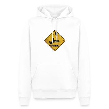 Strand-Kite Windracer Land-Kite Kite-Strandsegler - Männer Premium Bio Hoodie - Weiß - Vorne - Nico (187cm)