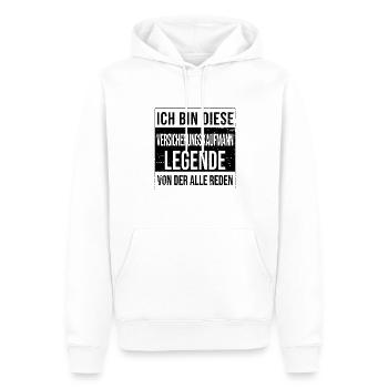 Markler Geburtstag geboren Legende - Männer Premium Bio Hoodie - Weiß - Vorne - Nico (187cm)