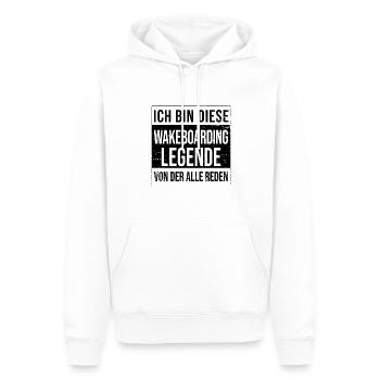 Wakeboarder Board Geburtstag geboren Legende - Männer Premium Bio Hoodie - Weiß - Vorne - Nico (187cm)