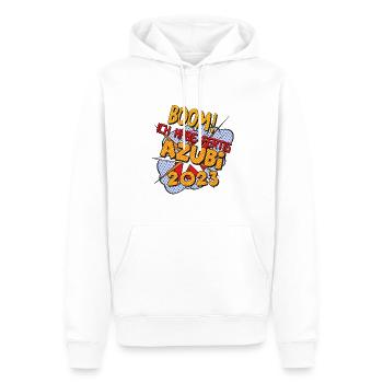 Education 2023 Graduation passed Comic-style - Men’s Premium Organic Hoodie - white - Front - Nico (187cm)