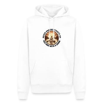 CANOË Kayak Canadier-Canoë Kayak Vieil Homme - Sweat à capuche Premium bio Homme - blanc - Devant - Nico (187cm)