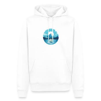 Sailboat Sailing Ship Sailing Yacht Vintage Sailing - Men’s Premium Organic Hoodie - white - Front - Nico (187cm)