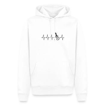 Violinist-Musiker Geigen Musik-Instrumente Geiger - Männer Premium Bio Hoodie - Weiß - Vorne - Nico (187cm)