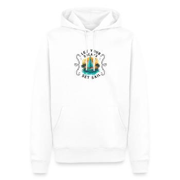 Segler Segelboot Segelschiff Segelyacht - Männer Premium Bio Hoodie - Weiß - Vorne - Nico (187cm)