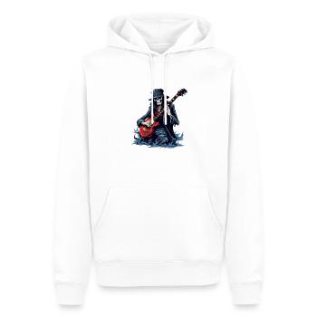 Gitarristen-tshirt E-Gitarren-Saiten - Männer Premium Bio Hoodie - Weiß - Vorne - Nico (187cm)