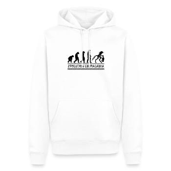 Cryptozoologistes Chupacabra Créatures Évolution - Sweat à capuche Premium bio Homme - blanc - Devant - Nico (187cm)