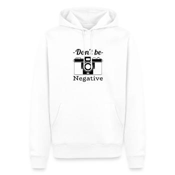 Photographes Dictons Drôles Photographe Nature Animale - Sweat à capuche Premium bio Homme - blanc - Devant - Nico (187cm)