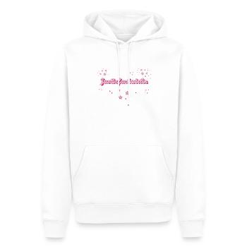 Richtern Abschluss-Geschenk Justizfachwirtin - Männer Premium Bio Hoodie - Weiß - Vorne - Nico (187cm)