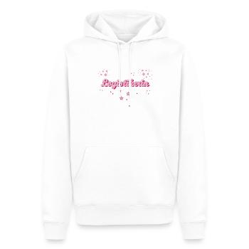 Logistik Abschluss-Geschenk Logistikerin - Männer Premium Bio Hoodie - Weiß - Vorne - Nico (187cm)