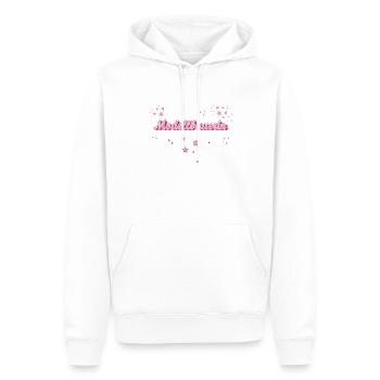 Créateur de modèles de cadeaux de graduation technique - Sweat à capuche Premium bio Homme - blanc - Devant - Nico (187cm)