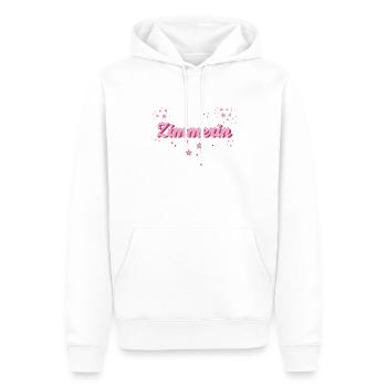 Zimmerer Abschluss-Geschenk Zimmerin - Männer Premium Bio Hoodie - Weiß - Vorne - Nico (187cm)