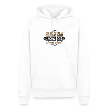 Retirement Retiree Retiree Online Vlogger - Men’s Premium Organic Hoodie - white - Front - Nico (187cm)