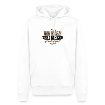 Ruhestand Rentner Pensioner Tee-trinken - Männer Premium Bio Hoodie - Weiß - Vorne - Nico (187cm)