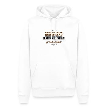 Ruhestand Rentner Pensioner Skateboard-Fahrer - Männer Premium Bio Hoodie - Weiß - Vorne - Nico (187cm)