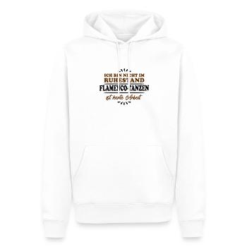 Ruhestand Rentner Pensioner Flamenco-tanzen - Männer Premium Bio Hoodie - Weiß - Vorne - Nico (187cm)