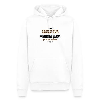 Pensionné Retraité Slackliner Retraité - Sweat à capuche Premium bio Homme - blanc - Devant - Nico (187cm)