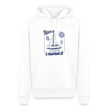Catamaran-Boot Segelboot Segeln Segler - Männer Premium Bio Hoodie - Weiß - Vorne - Nico (187cm)