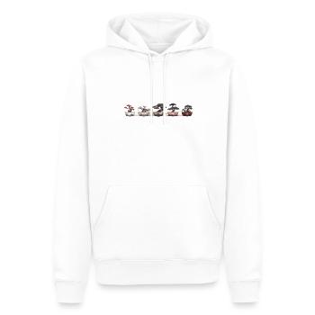 Bonsaï Plantes Bonsaï Bonsaï Bonsaï - Sweat à capuche Premium bio Homme - blanc - Devant - Nico (187cm)
