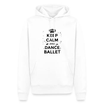 Ballet Dancer Girl Ballet Dancing Sayings - Men’s Premium Organic Hoodie - white - Front - Nico (187cm)