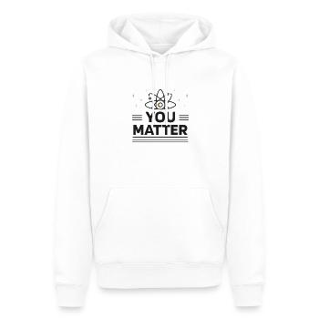Physik, Biologie, Naturwissenschaften Mathe - Männer Premium Bio Hoodie - Weiß - Vorne - Nico (187cm)