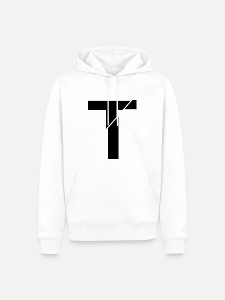 T broken - Men’s Premium Organic Hoodie - white