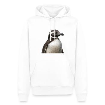 Pingouin - Sweat à capuche Premium bio Homme - blanc - Devant - Nico (187cm)