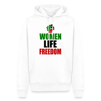 Women life freedom iran - Männer Premium Bio Hoodie - Weiß - Vorne - Nico (187cm)