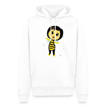 Beautiful cute Chibi Bee Chibee - Männer Premium Bio Hoodie - Weiß - Vorne - Nico (187cm)