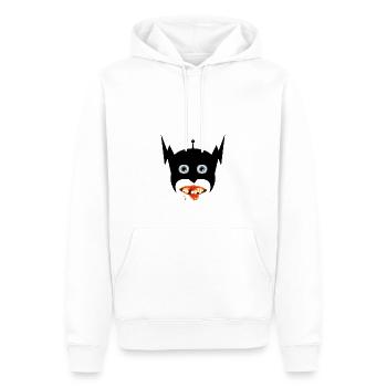 Herr Lightning - Männer Premium Bio Hoodie - Weiß - Vorne - Nico (187cm)