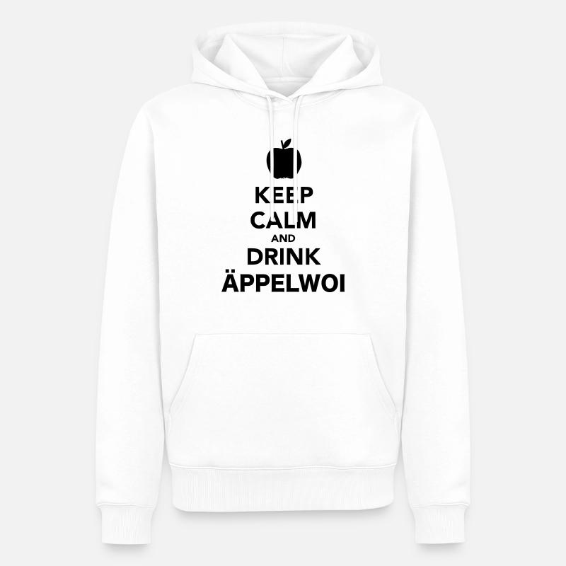 Äppelwoi - Männer Premium Bio Hoodie - Weiß