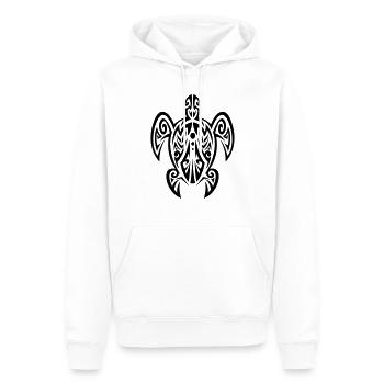 Turtle Tattoo - Männer Premium Bio Hoodie - Weiß - Vorne - Nico (187cm)