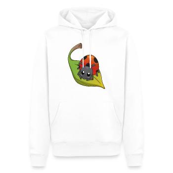 Ladybug - Marienkäfer - Männer Premium Bio Hoodie - Weiß - Vorne - Nico (187cm)