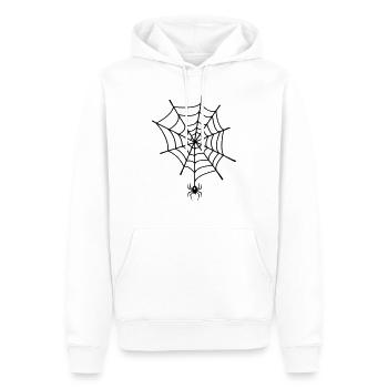 Araignée - Sweat à capuche Premium bio Homme - blanc - Devant - Nico (187cm)