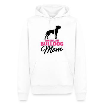 American Bulldog Mom - Sweat à capuche Premium bio Homme - blanc - Devant - Nico (187cm)