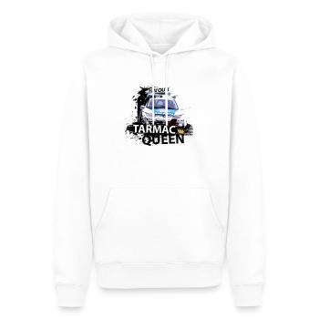 TARMAC QUEEN 306 MAXI TEE SHIRT - Sweat à capuche Premium bio Homme - blanc - Devant - Nico (187cm)