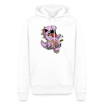 Tea Rex - Männer Premium Bio Hoodie - Weiß - Vorne - Nico (187cm)