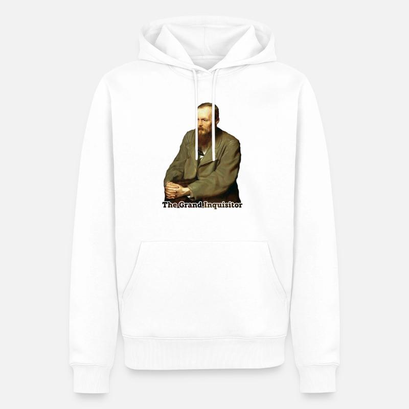 Le Grand Inquisiteur - Sweat à capuche Premium bio Homme - blanc