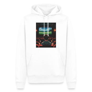 Lofi Kino Boy - Männer Premium Bio Hoodie - Weiß - Vorne - Nico (187cm)