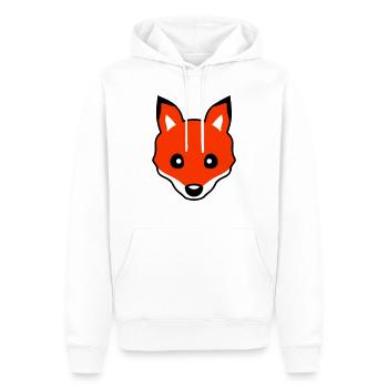 Fuchs Rotfuchs Wildes Tier Schlauer Wald Bewohner - Männer Premium Bio Hoodie - Weiß - Vorne - Nico (187cm)