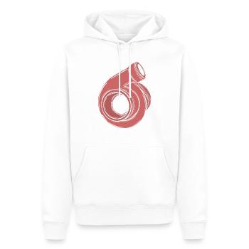 Turbo - Sweat à capuche Premium bio Homme - blanc - Devant - Nico (187cm)