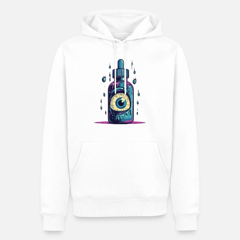 Seheressenz - Männer Premium Bio Hoodie - Weiß