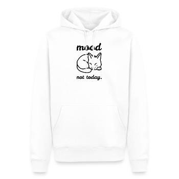 Relaxer cadeau de silhouette de chats - Sweat à capuche Premium bio Homme - blanc - Devant - Nico (187cm)