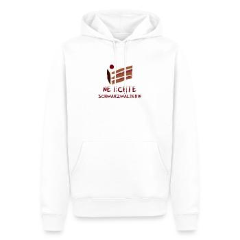 Ne echte Schwarzwälderin Kirschtorte T-Shirt - Männer Premium Bio Hoodie - Weiß - Vorne - Nico (187cm)