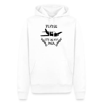 plane - Men’s Premium Organic Hoodie - white - Front - Nico (187cm)